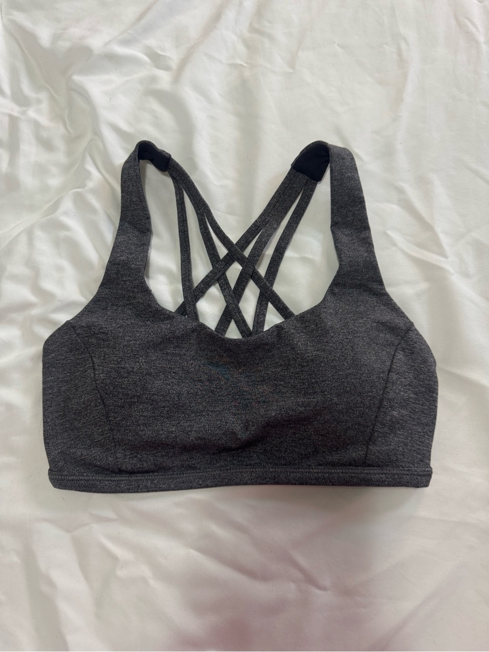 Lululemon Free To Be Serene Bra - Heathered Black